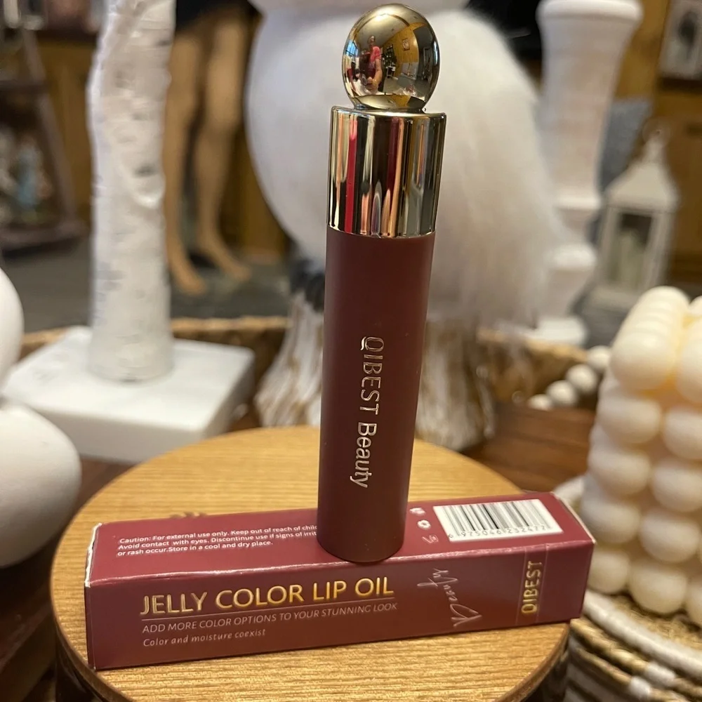 QIBEST BEAUTY Jelly Tinted Lip Gloss In Vermilion